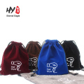 Hot sale hair dryer velvet bulk printing drawstring bags